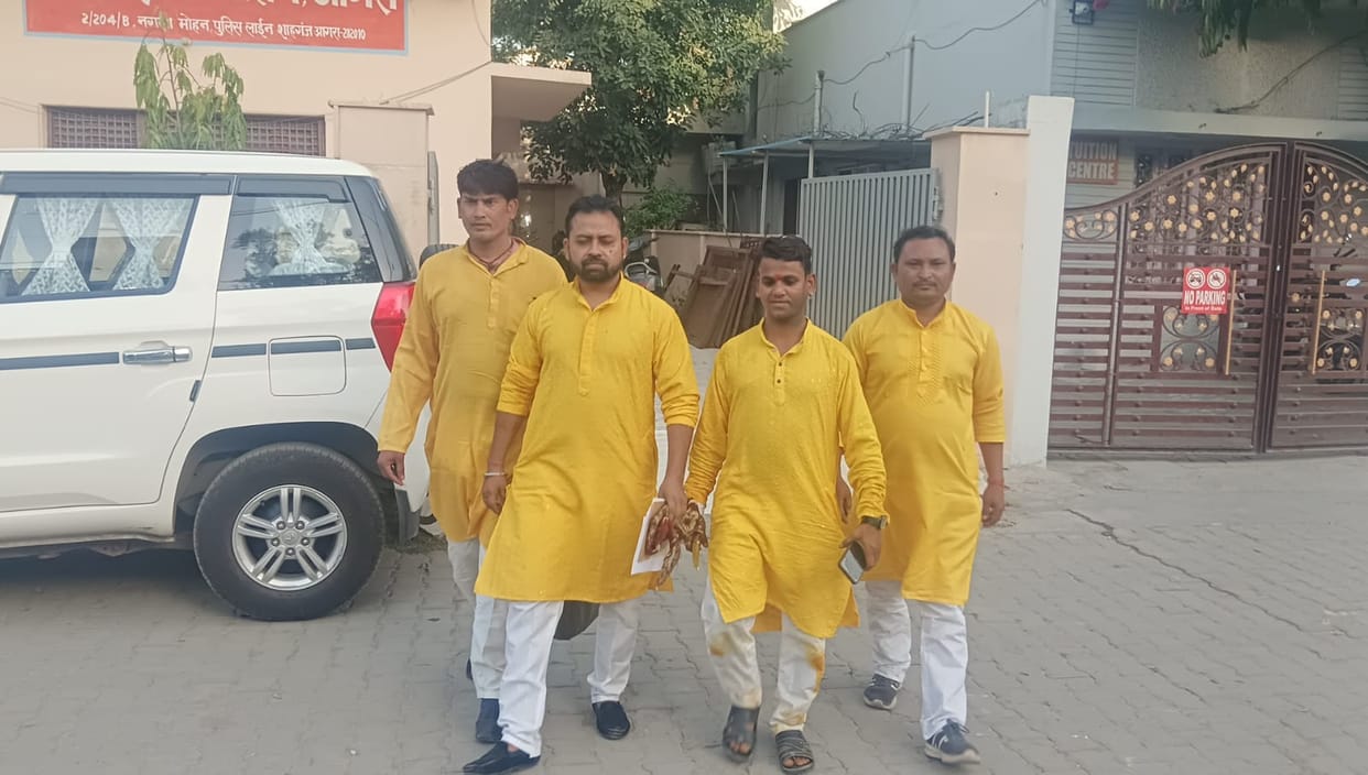 The groom skipped the turmeric ceremony and went to the Sahib's doorstep to ask for a cylinder.