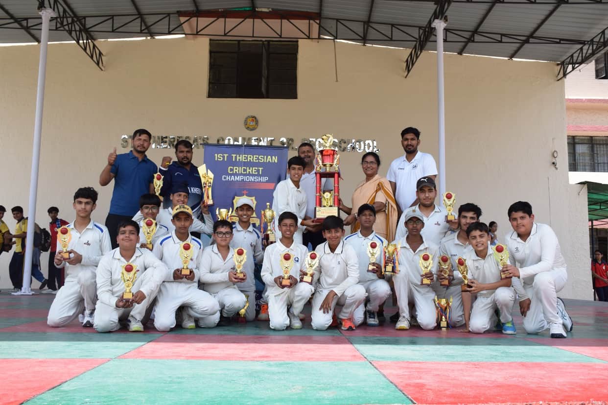 St. Theresa's School won the cricket competition by 51 runs.