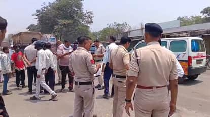 Speeding Trailer Driver Runs Over Scooty Riders Child Dies Grandfather Critically Injured; Accused Arrested in