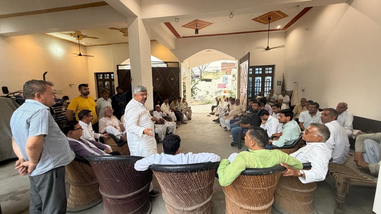 Public relations campaign intensified for Chaudhary Jayant Singh's rally in Ikri
