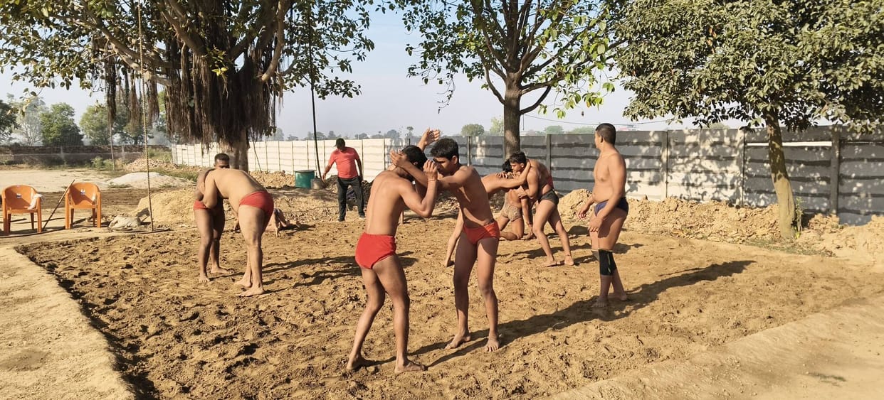 Wrestler Gamini Chahar from Vankhandi Arena became a national medal winner