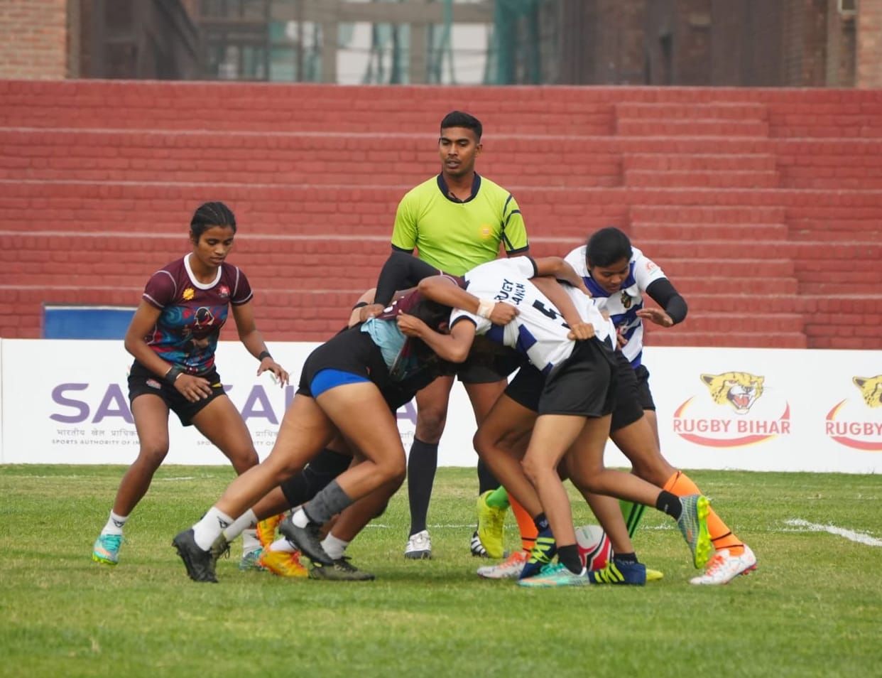The Haryana Women's Rugby Team secured the 9th rank at the national level.