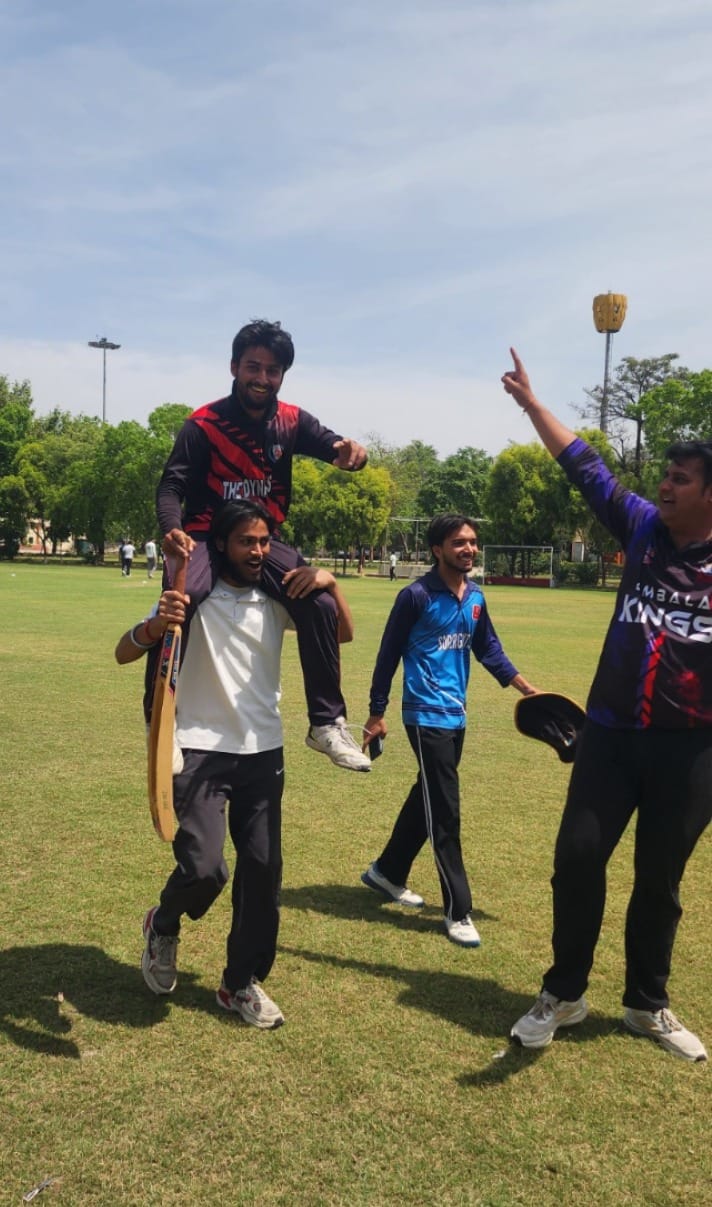 Media Wellbeing XI won the cricket tournament