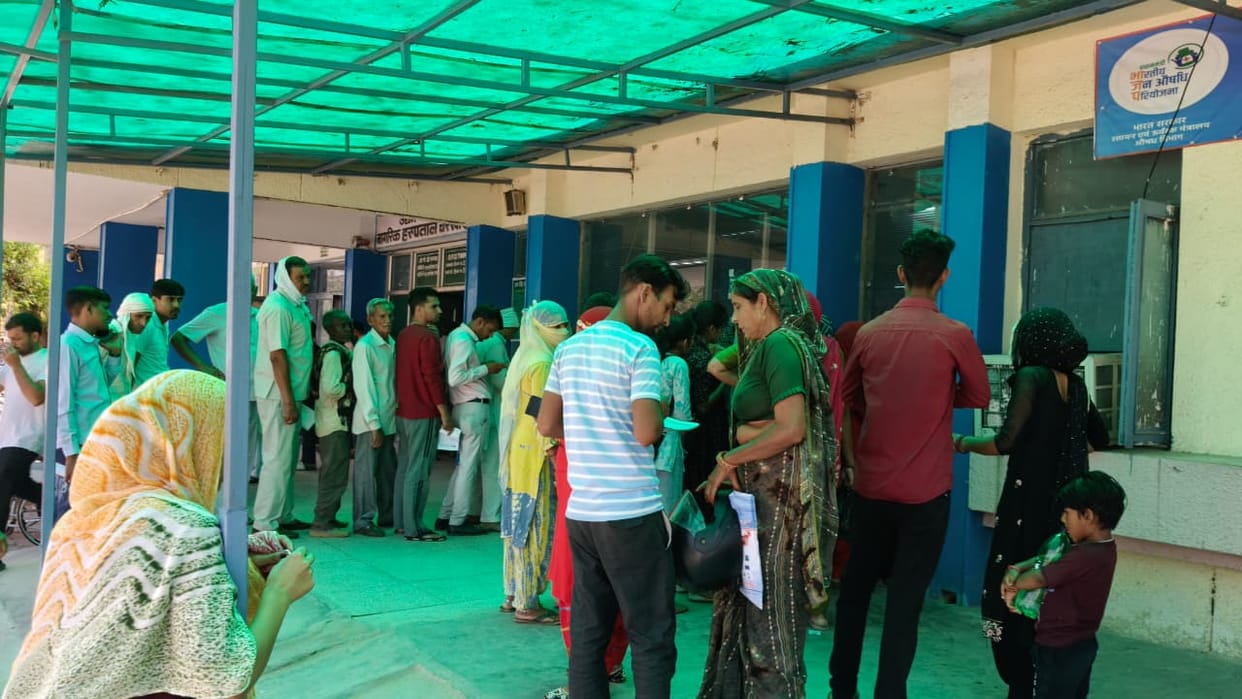 The heat has intensified, with hospitals swarming with patients