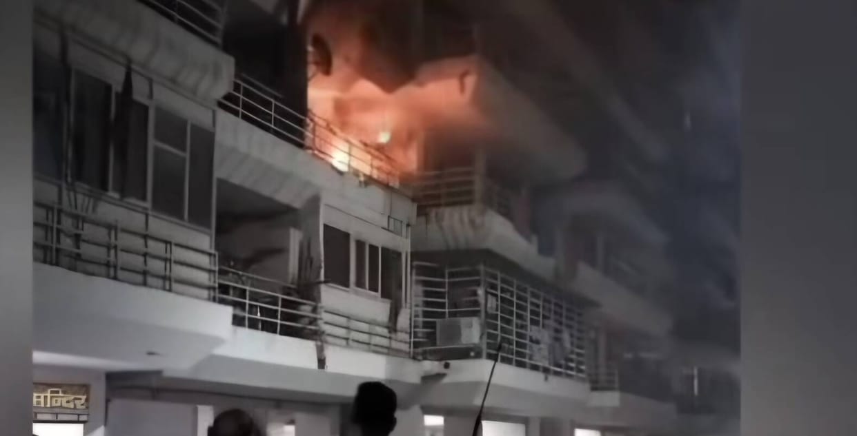 Fire breaks out at TDI Kingsbury; contents of second floor flat gutted