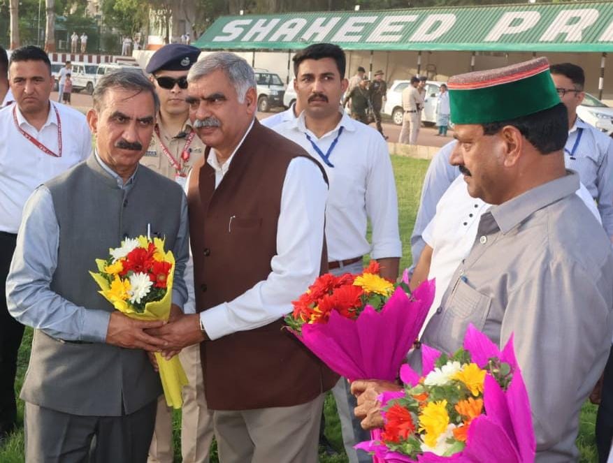 CM Sukhu Arrives in Jwalamukhi; Will Lay Foundation Stone for Electricity Board's Divisional Office Today