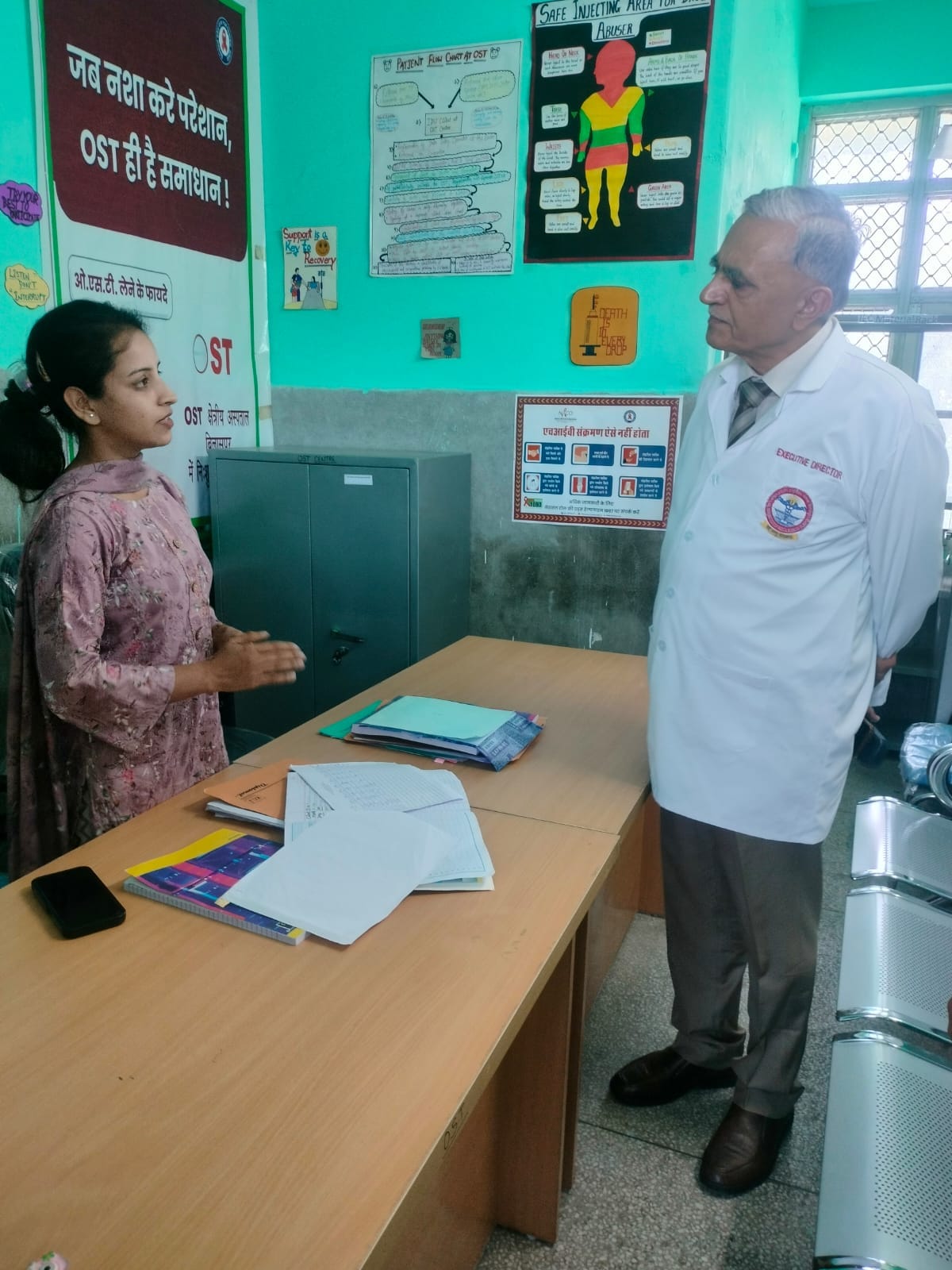 AIIMS Director reached Regional Hospital Bilaspur