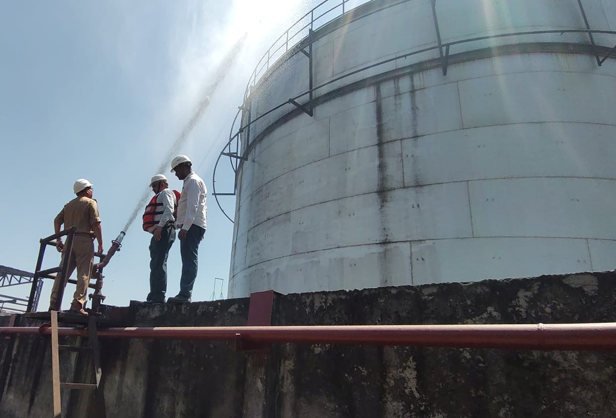 Mock drills were conducted in industrial establishments including sugar mills.