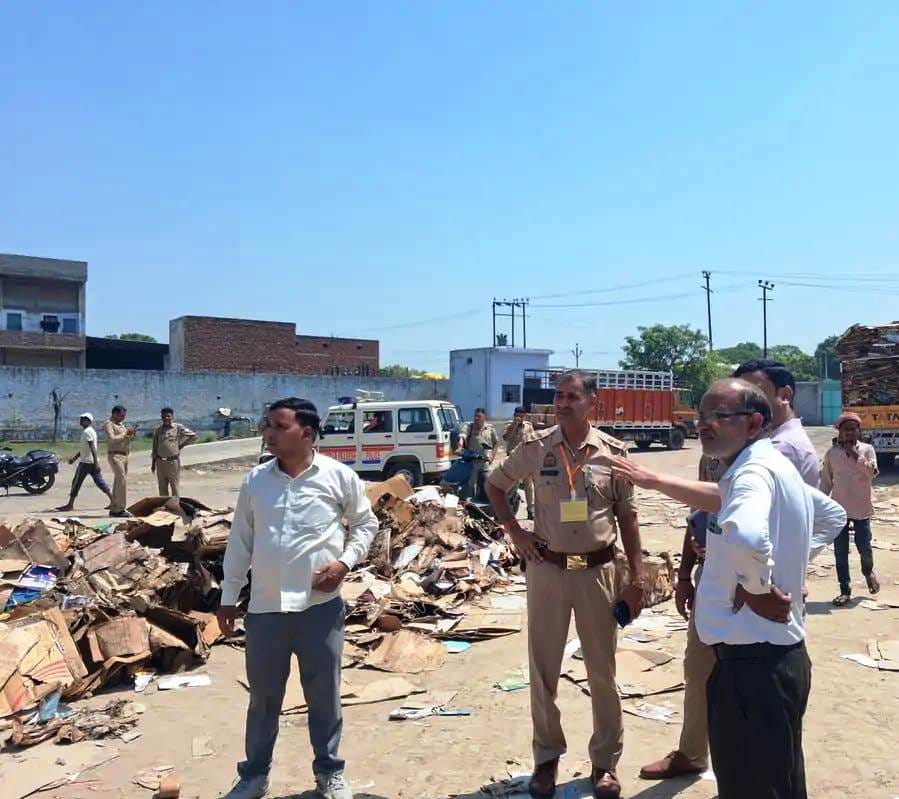 Fire in paper mill caused panic, workers brought it under control