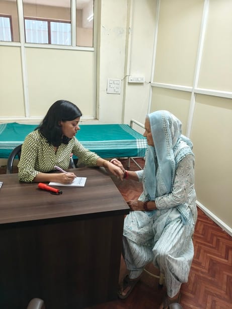 Medicines were distributed to 100 patients in the medical camp.