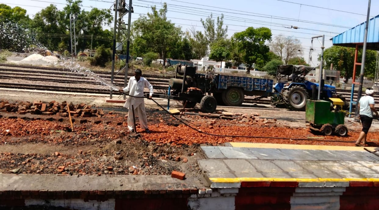 Renovation work on Platforms 3 and 4 of the station has begun.