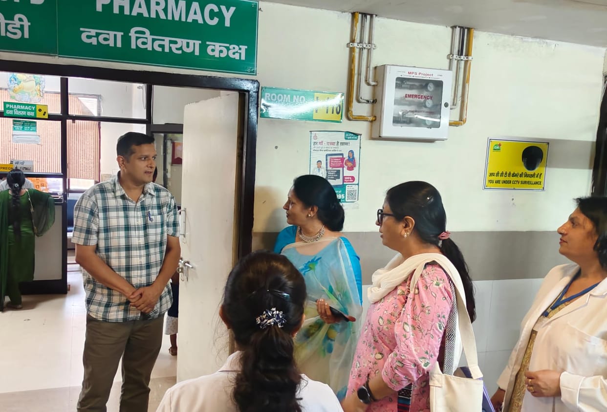 Lakshya team inspected the arrangements of the maternity ward.