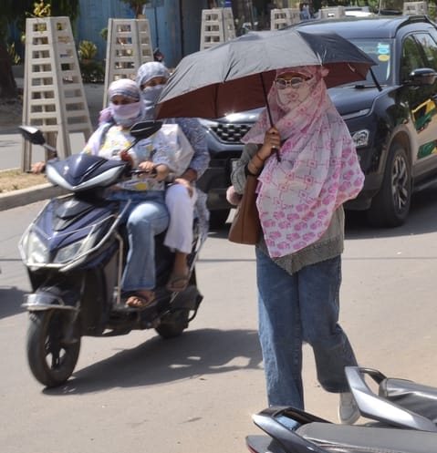 Strong hot wind to move in city, public life affected