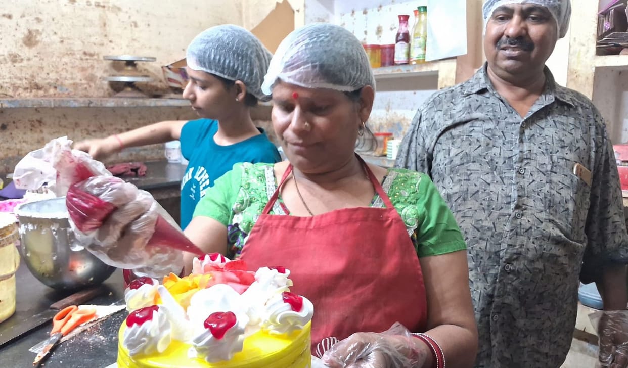 Forged an identity by baking cakes; brought financial prosperity to the family.