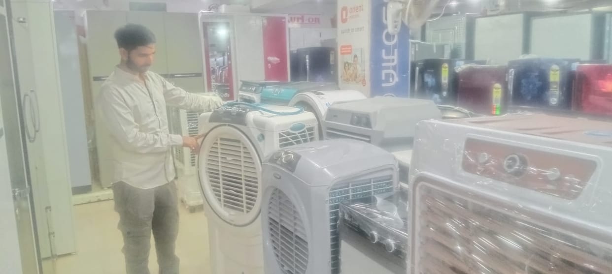Coolers are available from Rs 3800 to Rs 25 thousand.
