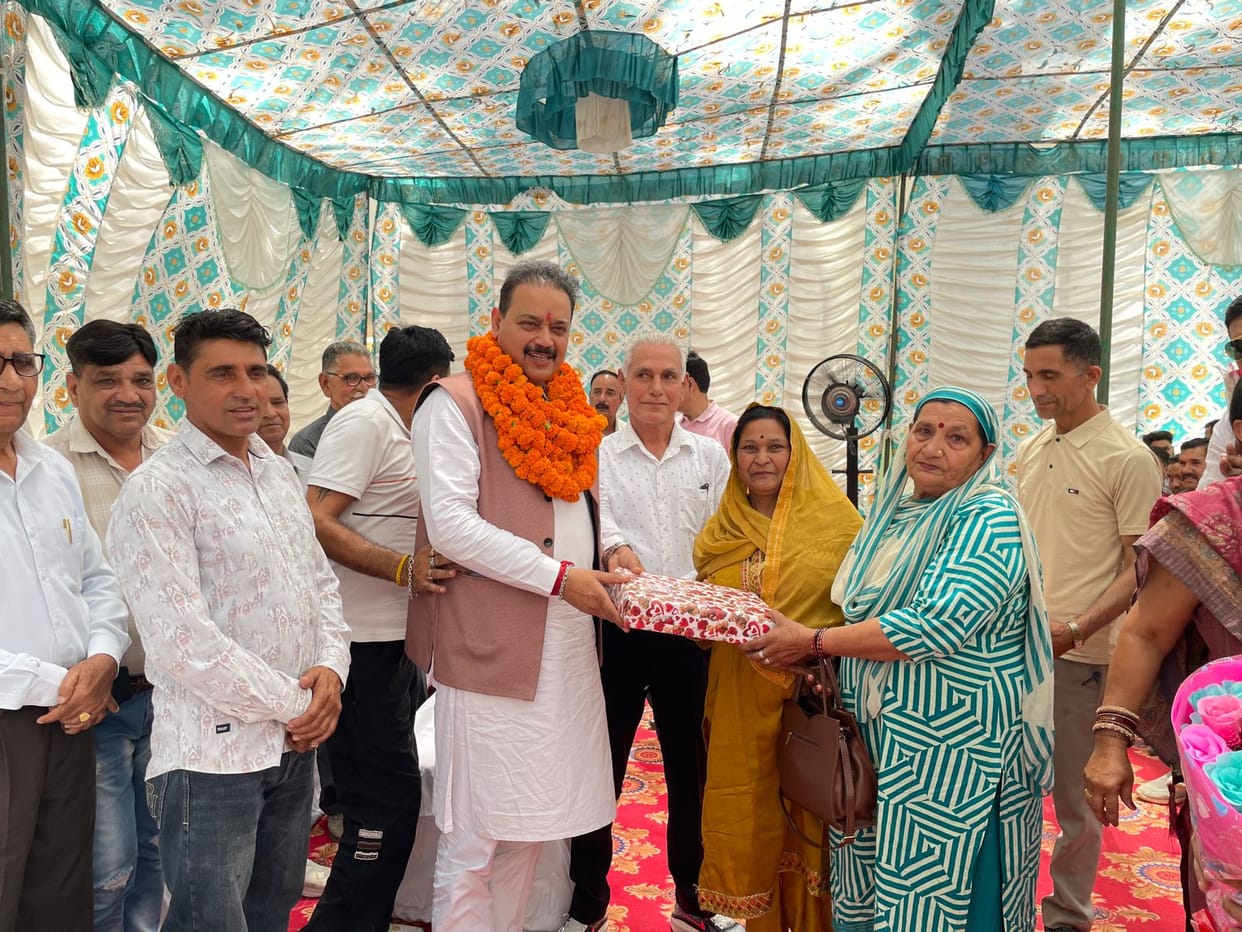 MLA Malendra Rajan celebrated his birthday with special children.
