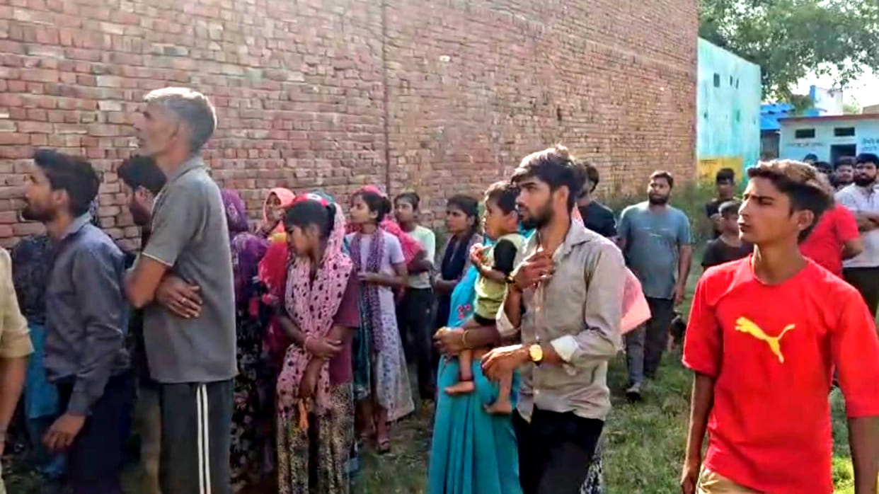 Dr. Ambedkar's Poster Torn After Being Pelted with Cow Dung; People Create Uproar