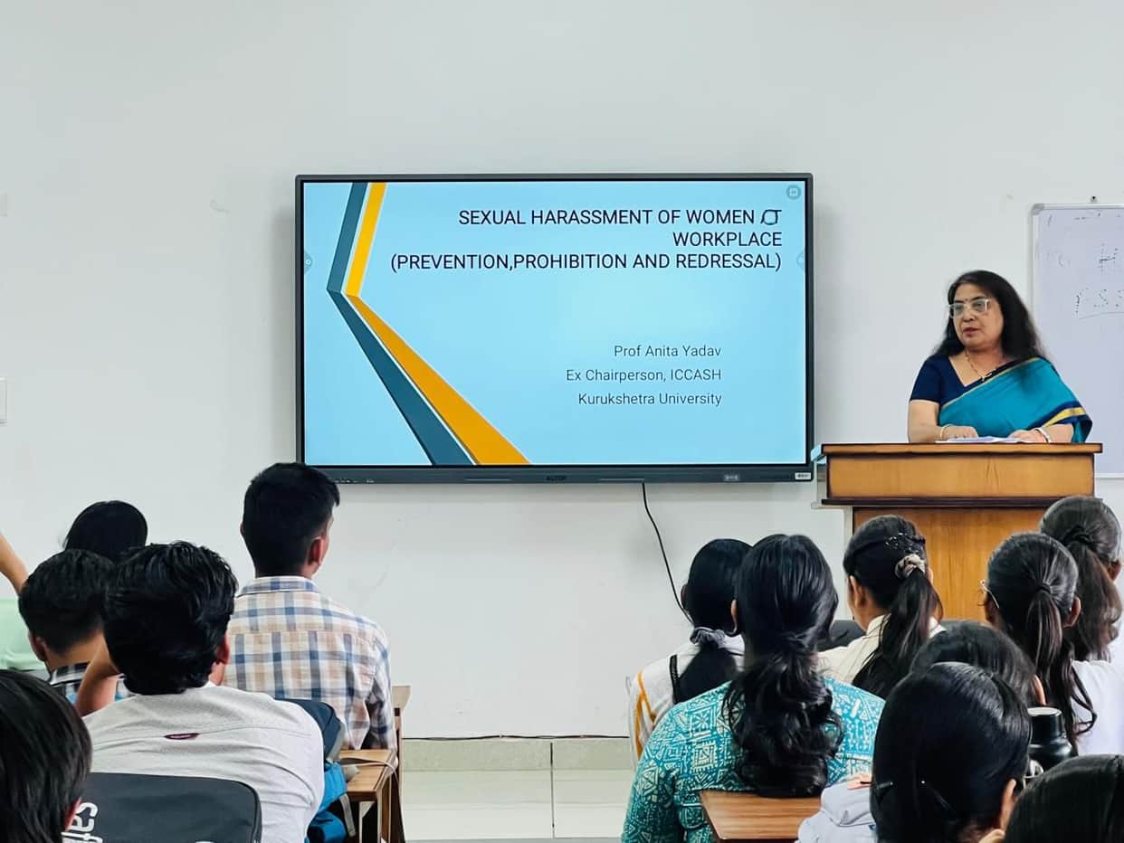 Information about the Posh Act was given to girl students.