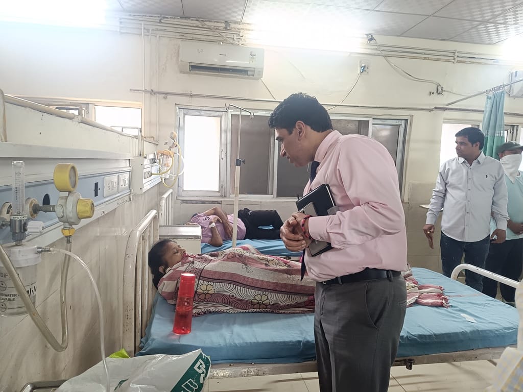 The Health Director expressed displeasure over the cleanliness arrangements in the District Civil Hospital.