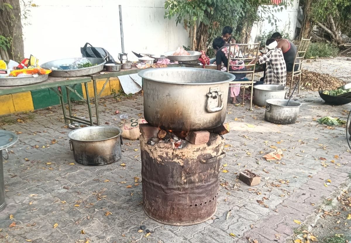 When the cylinders failed, the furnaces caught fire.