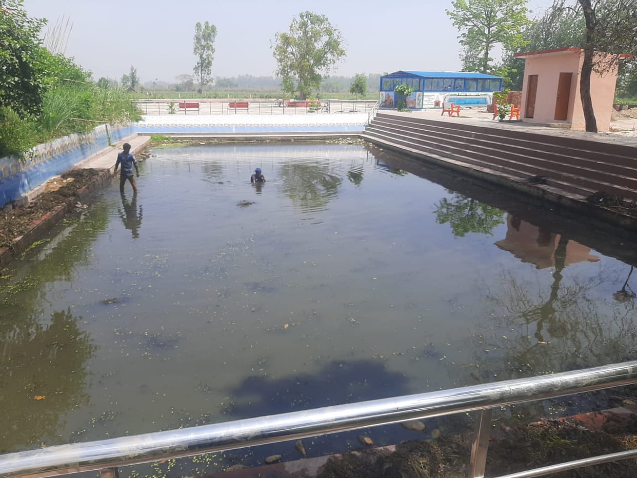The ancient Draupadi Ghat Temple, a center of faith in the Dwapar era
