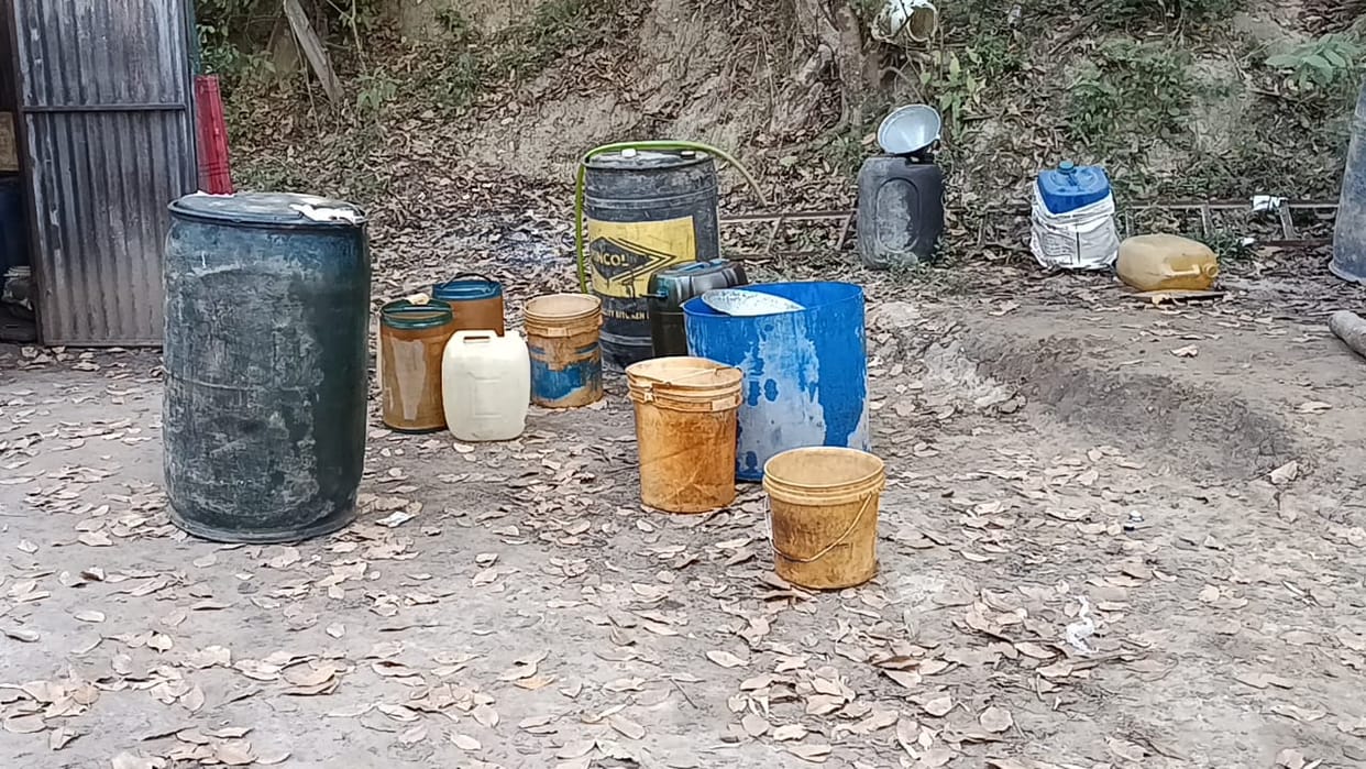 340 liters of petrol and diesel seized from a dhaba on the Una-Amb highway