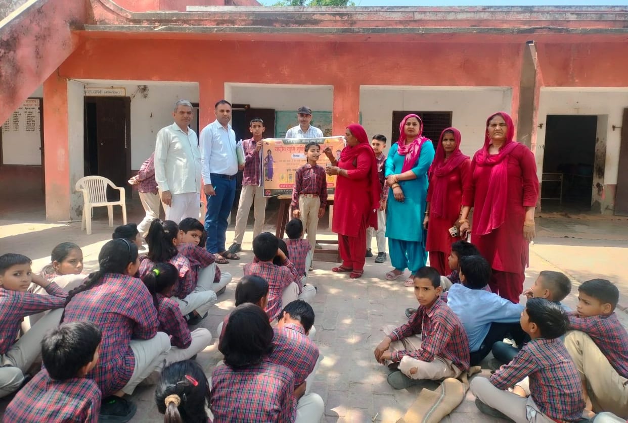 The Health Department team conducted an awareness campaign.