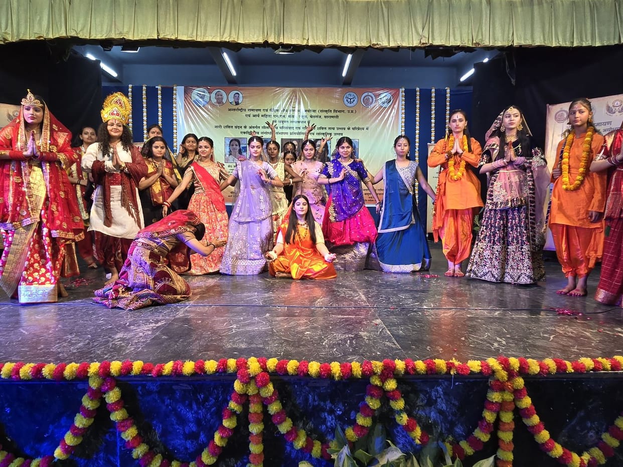 The ideal form of woman is shown in Aryan woman, the feeling of Sita element is presented through poetry