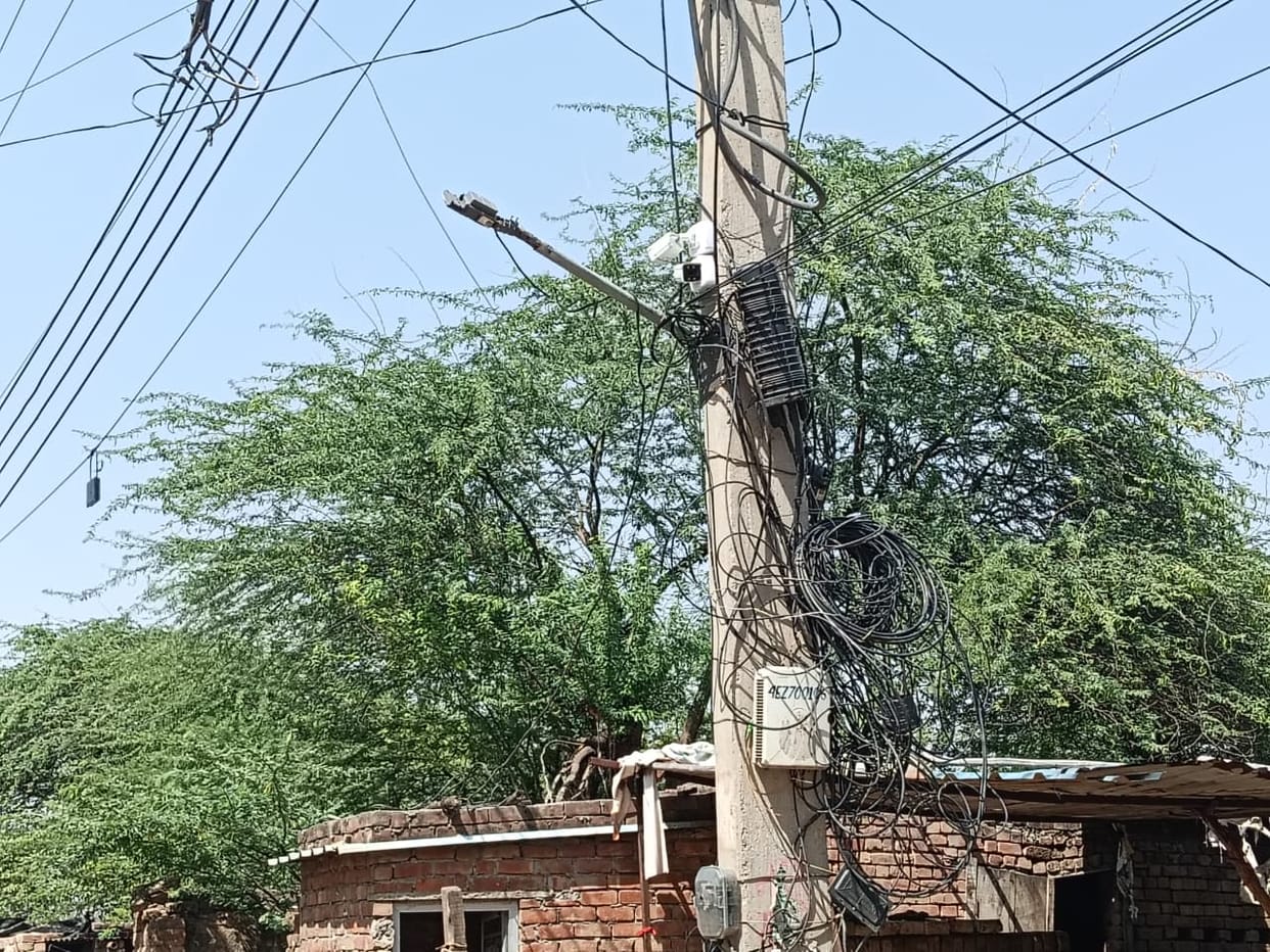 Crime will be curbed in Bhagwan Valmiki Nagar, police have installed six CCTV cameras