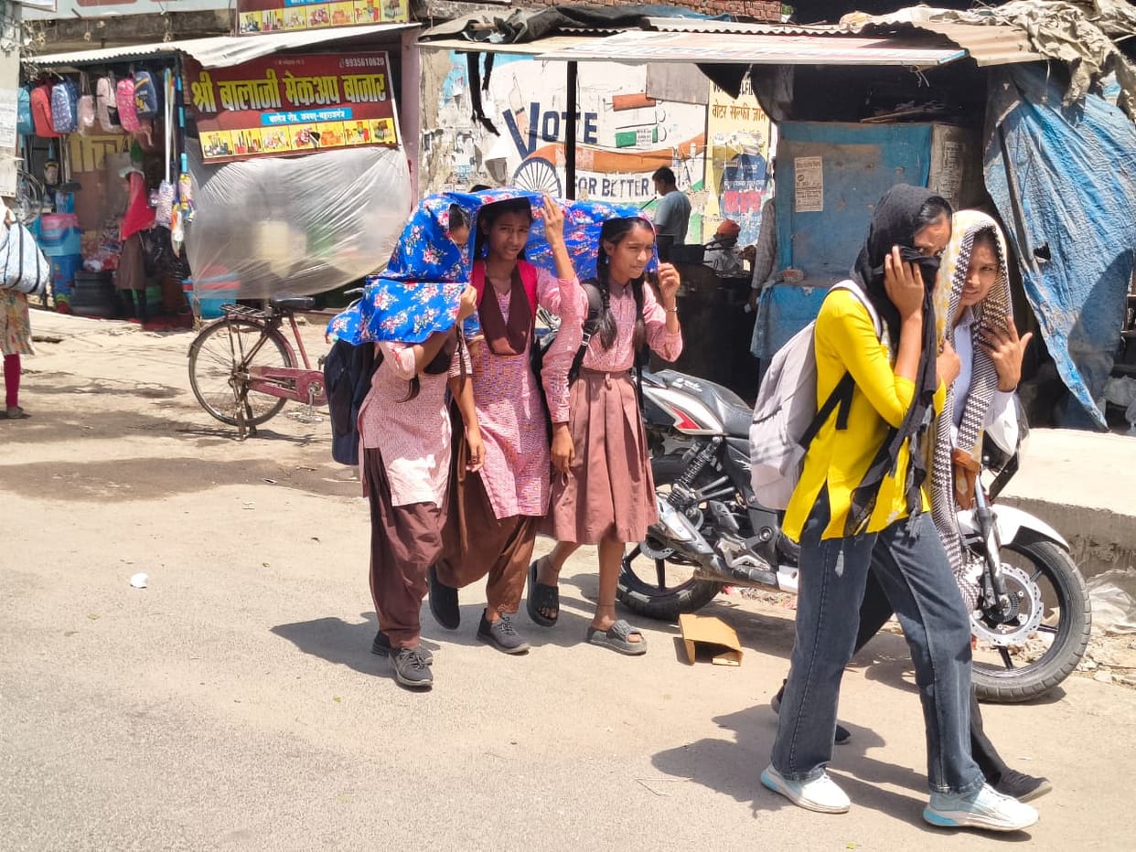 Temperature reached 41...heat made people miserable