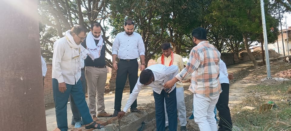 During investigation, thickness of RCC road was found to be only 4 inches instead of 6.