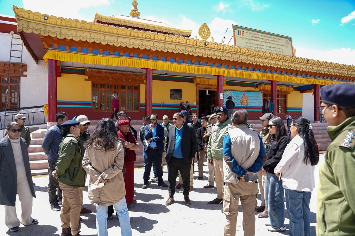 Leh, SSP Security, Check Arrangement, Lord Budha, Exhibition