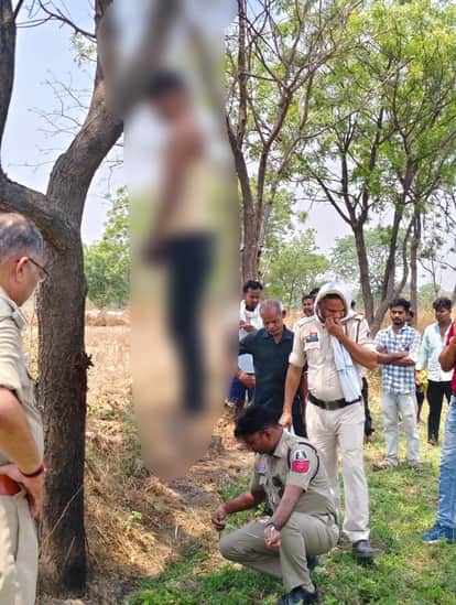 Youth Visiting Maternal Uncle House Commits Suicide Panic Ensues After Body Found Hanging from Tree in Raigarh