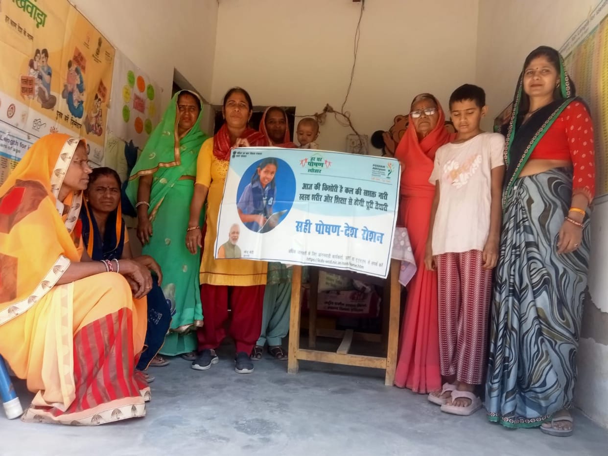 Nutrition fortnight celebrated in Anganwadi