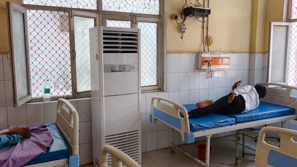 ACs down in wards and OPDs, coolers out of water