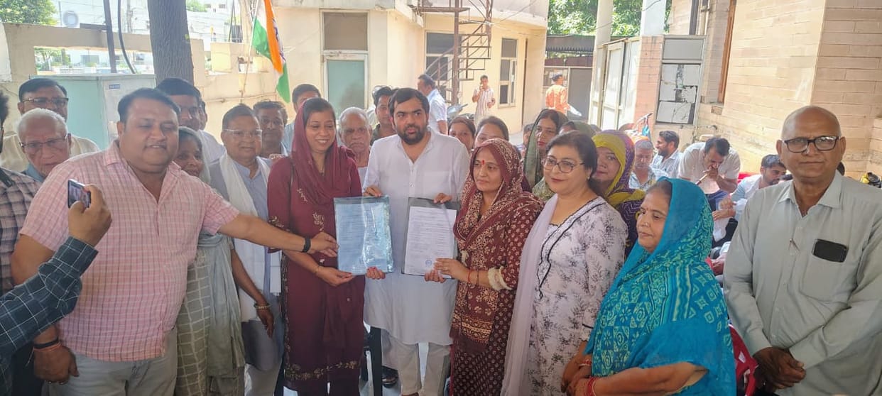 Congress National Secretary handed over tickets to Niharika and Kumari Raj