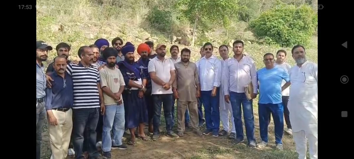 Dispute over construction on the land of Peer Baba Dargah, people and administration stopped the work