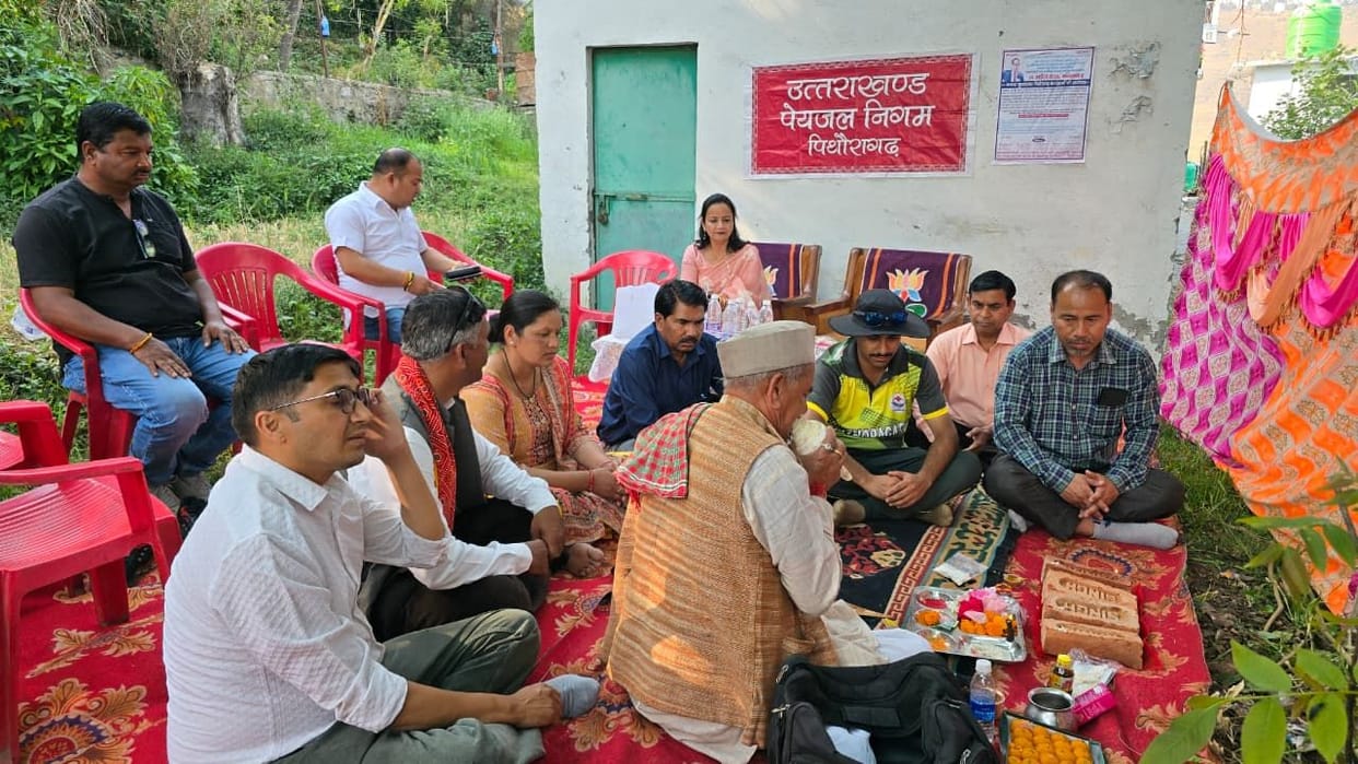 Work on laying sewer lines begins in Budgeti ward with Bhoomi Pujan