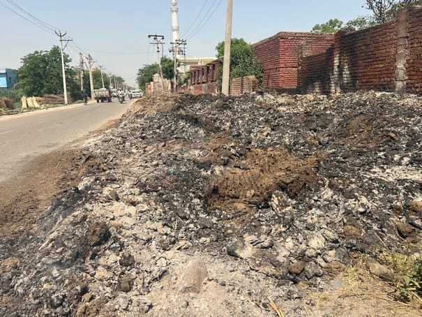 A fire has been smoldering near the school for four days, posing a looming threat to the safety of the children