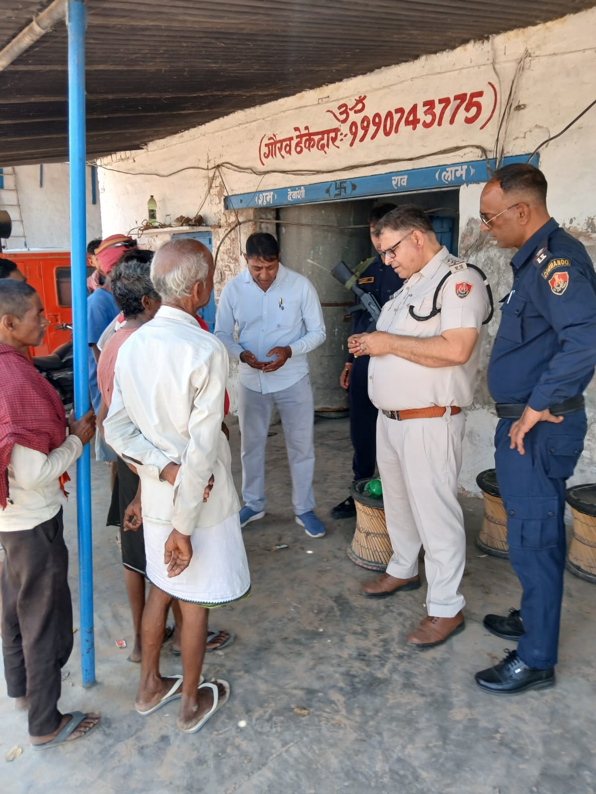 Police launched a campaign to check the documents of outsiders.