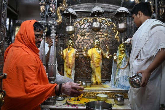 Installation, decoration and worship of Shri Swami Narayan Temple