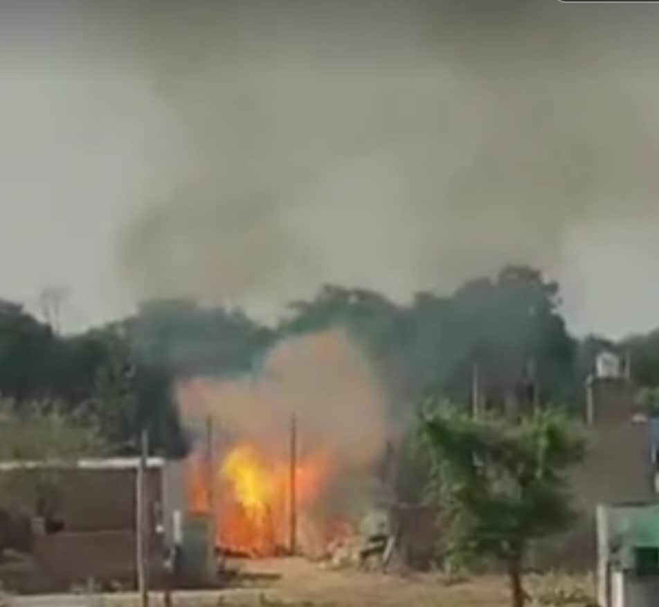 दौसा सिलेंडर फटने से आग ने लिया विकराल रूप