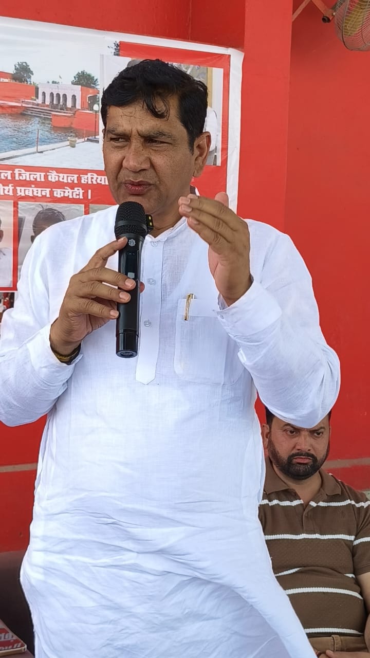 A ghat will be built near the Maa Saraswati temple at a cost of Rs 9 lakh.