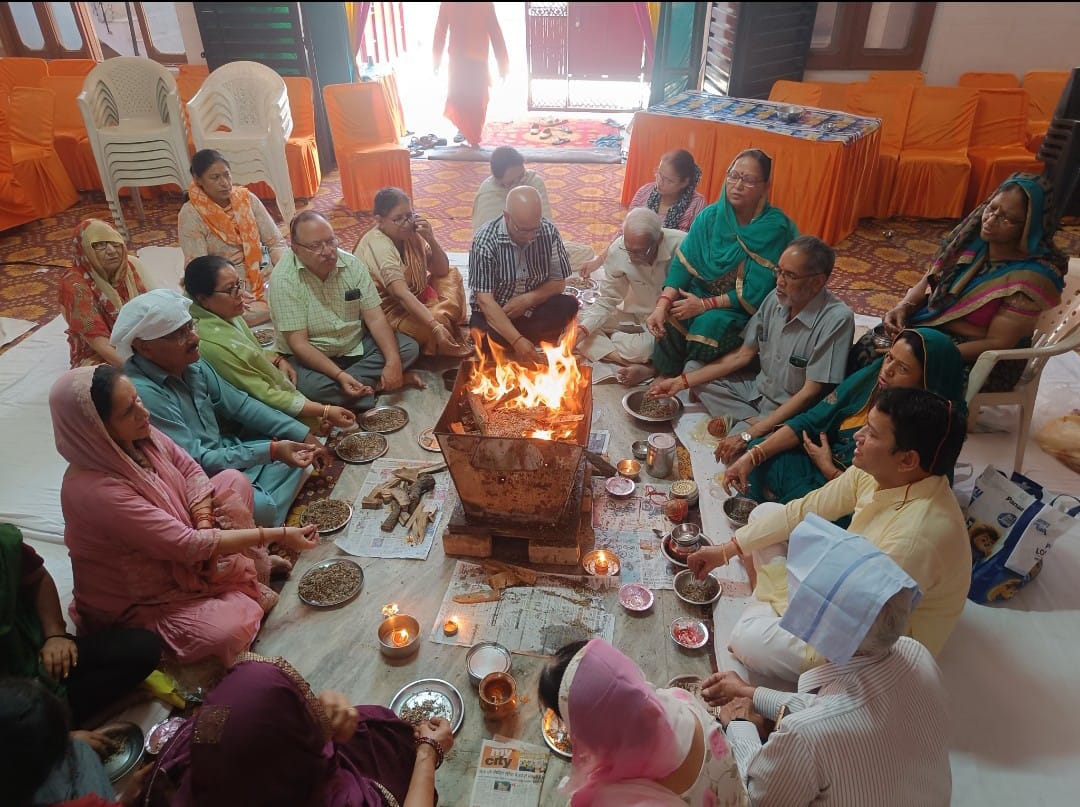 Shrimad Bhagwat Katha concluded in Shiv Kutir