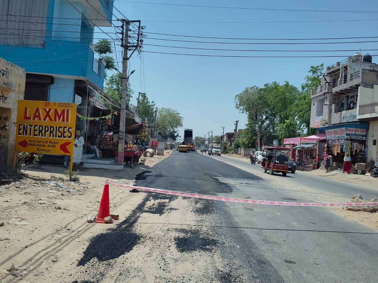 Construction of Bhadawas road begins, will provide relief from dilapidated road