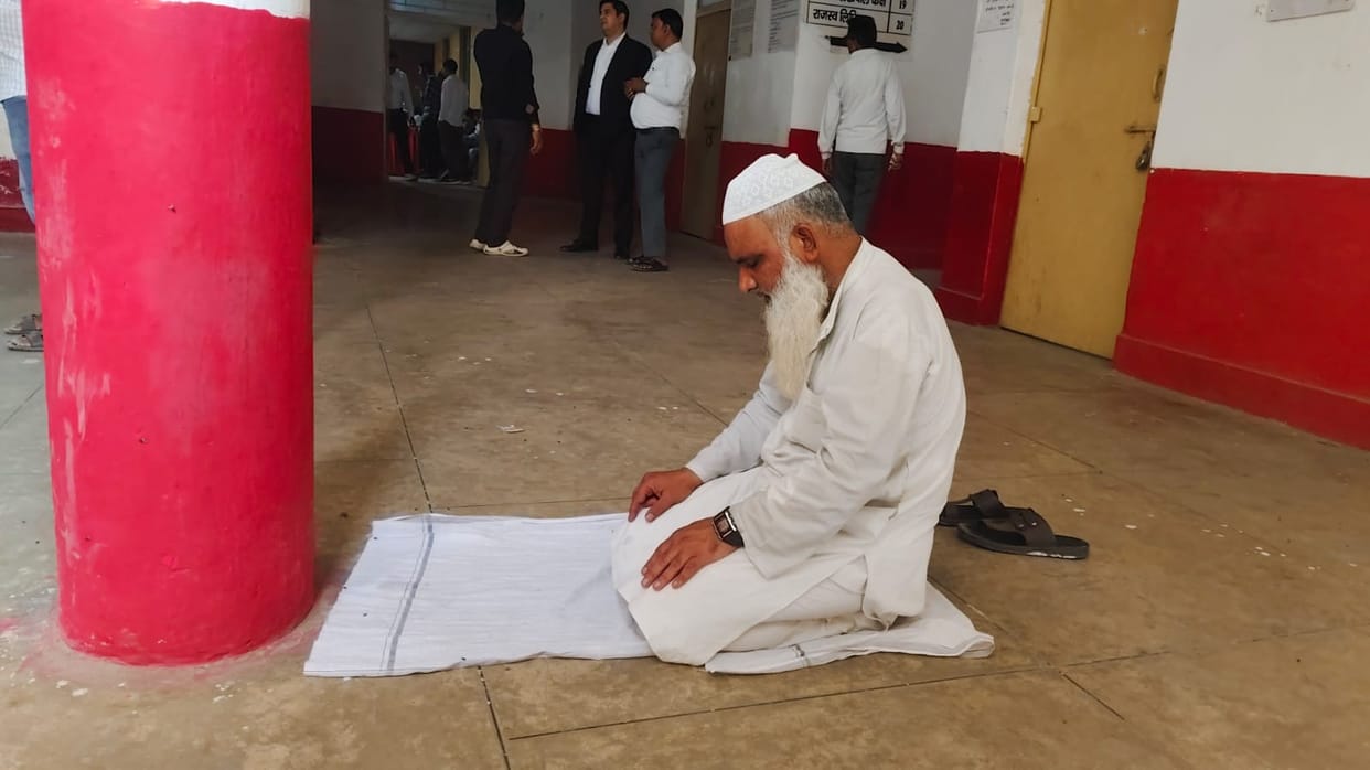 Prayers were offered in the tehsil premises.
