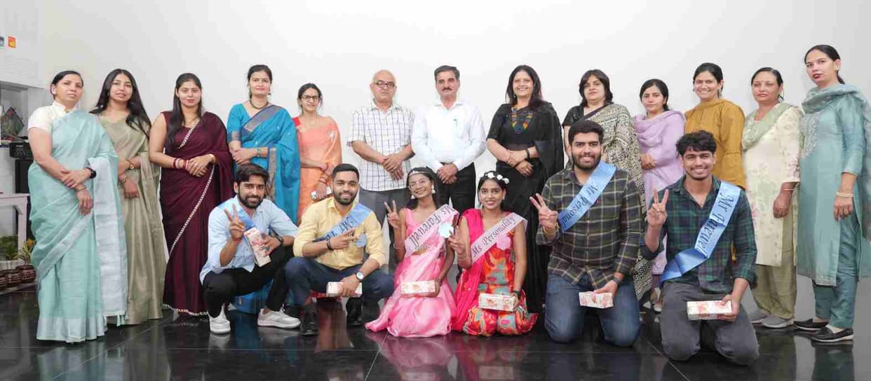Ritesh and Mahesh became Mr. Farewell and Jyoti became Miss Farewell.