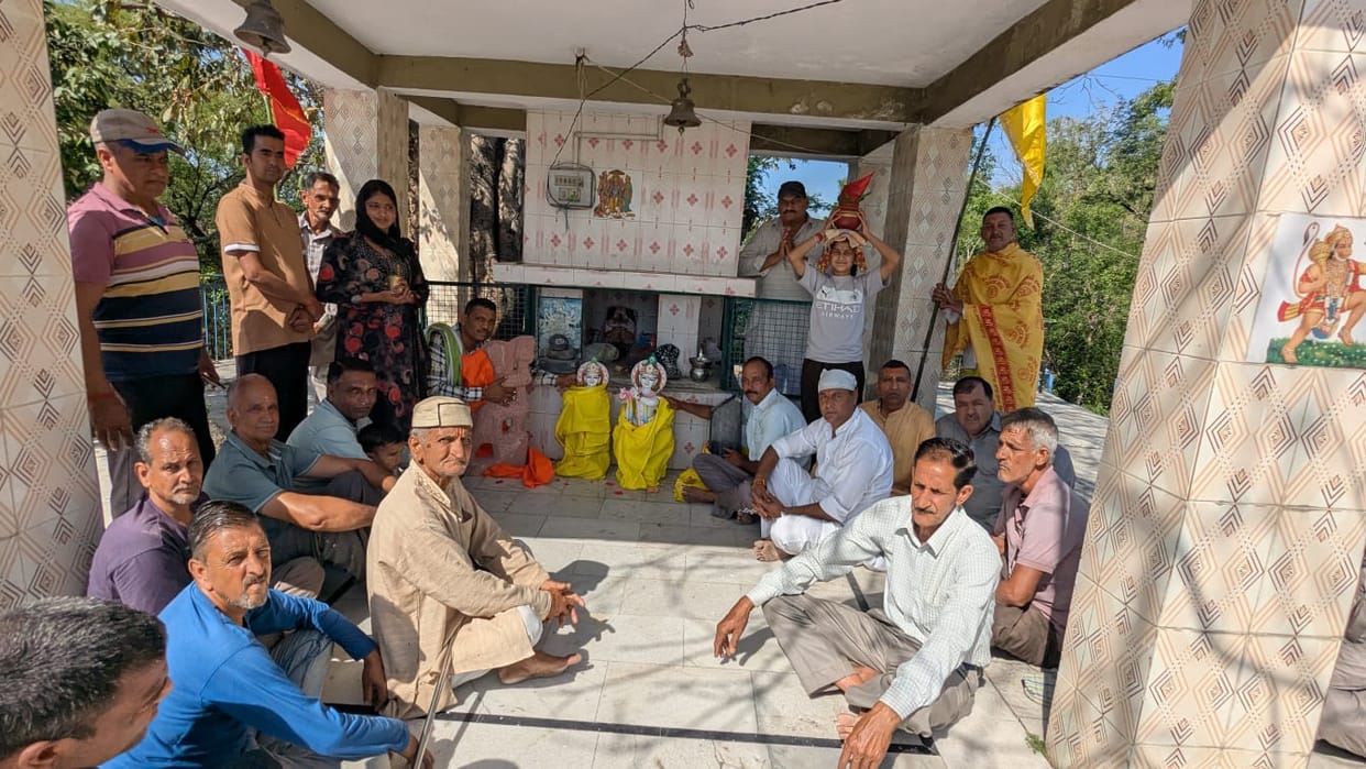 Three-day idol installation festival begins in Ghaniar ward