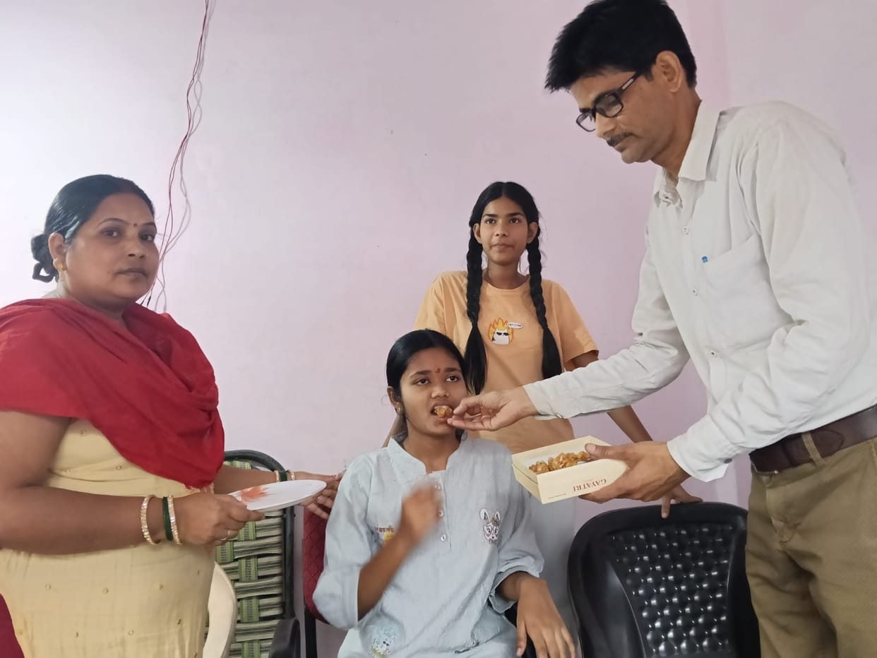 Hridayanshi lost her parents, kept her courage intact
