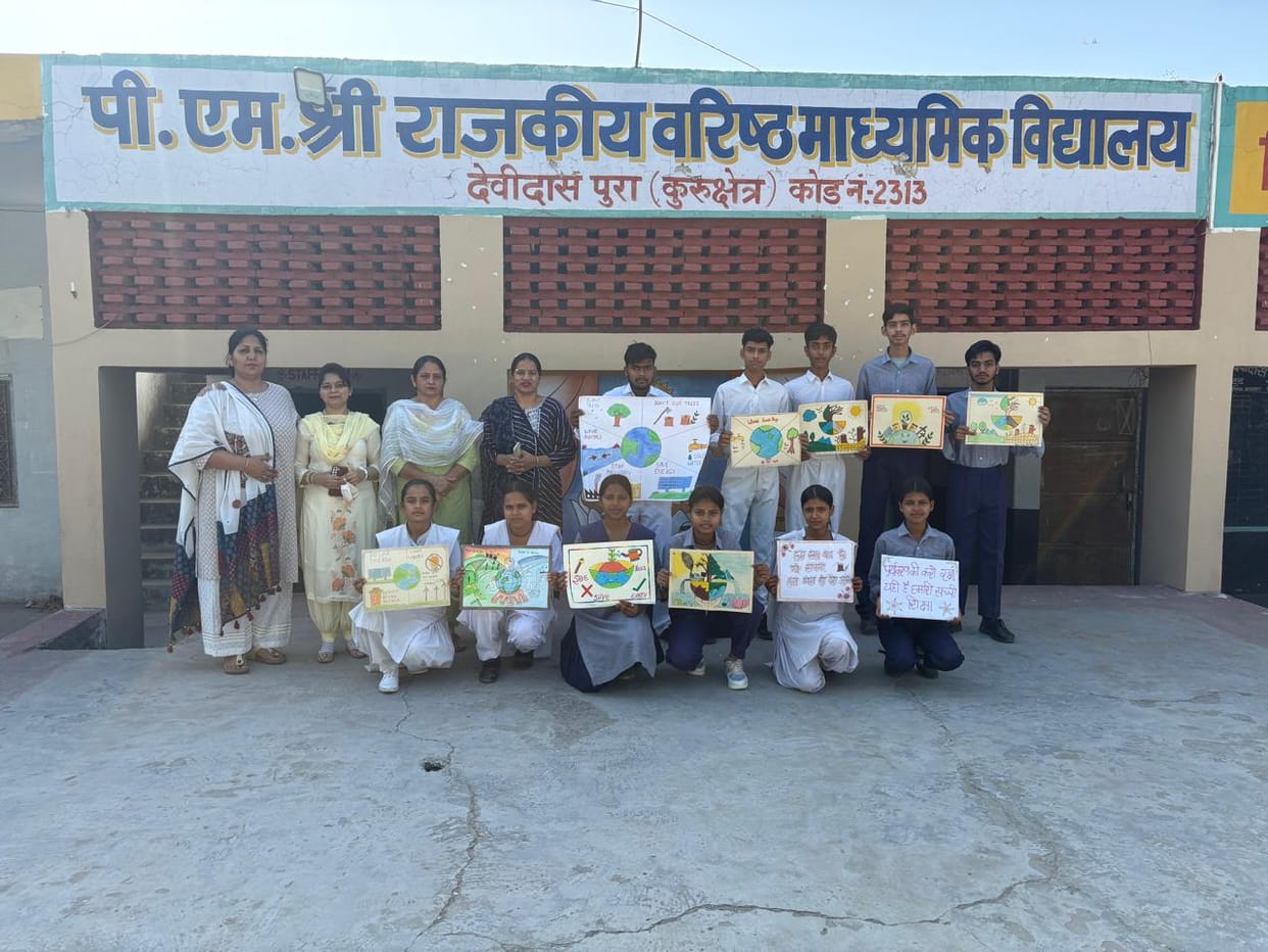 Awareness program on International Earth Day at Devidaspura School